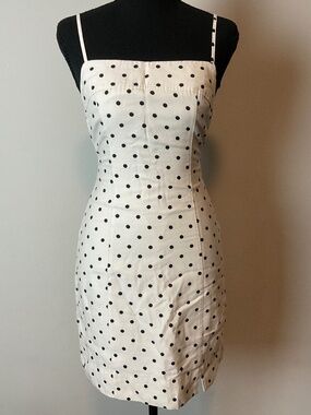 H&M bodycon-style mine polka dot dress